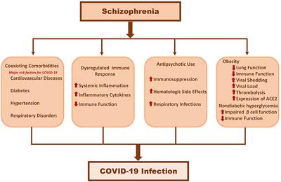 COVID-19 in People With Schizophrenia: Potential Mechanisms Linking Schizophrenia to Poor Prognosis